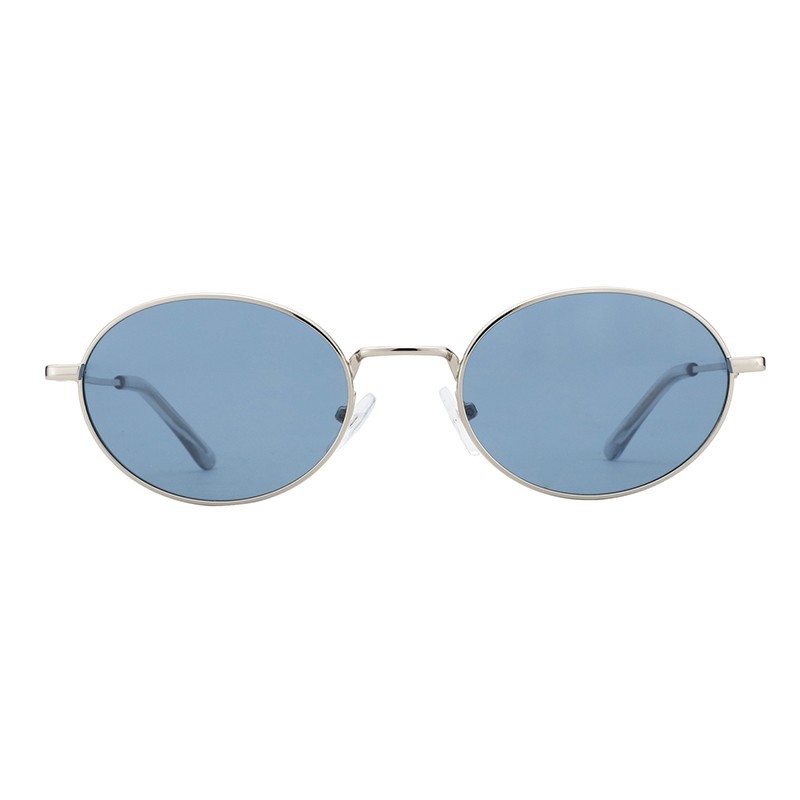 Oval Metal Unisex Sunglasses
