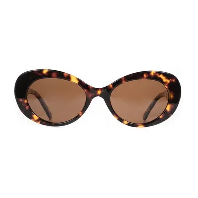 Ovalūs acetato plastikiniai akiniai nuo saulės